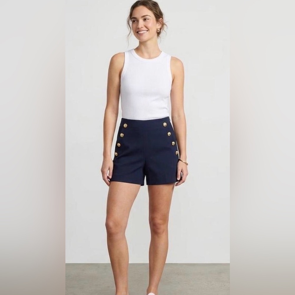 Banana Republic high waist nawy shorts size 2